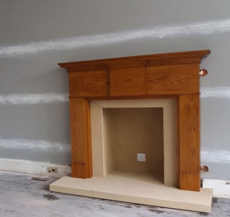wooden fire surround for your home - made to measure