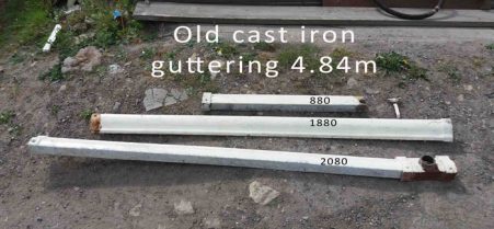cast iron guttering