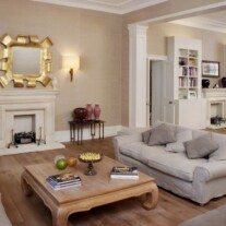 town house fireplace